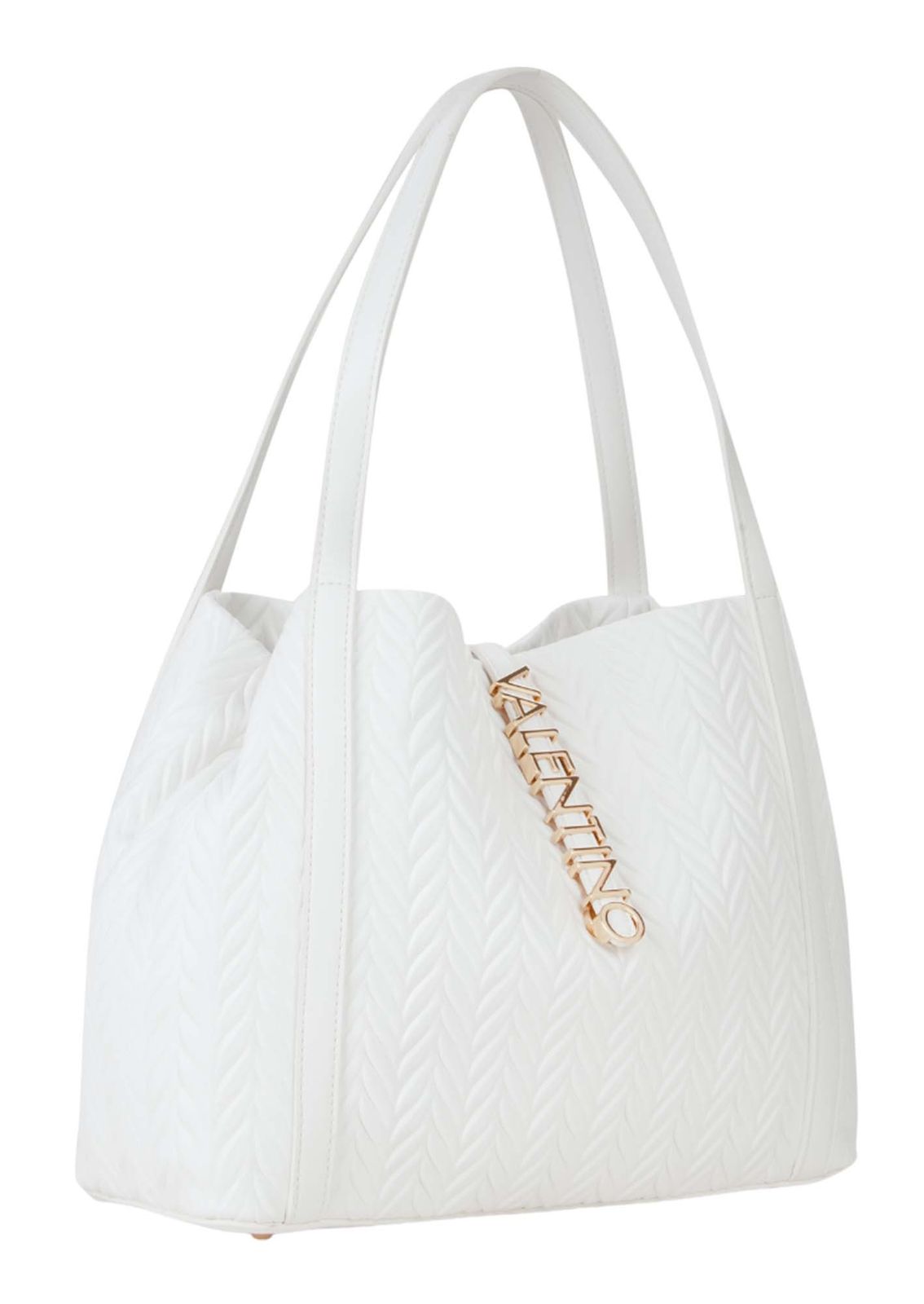 VALENTINO Fania Re Shopping Bag Bianco VALENTINO Fania Re Shopping Bag Bianco