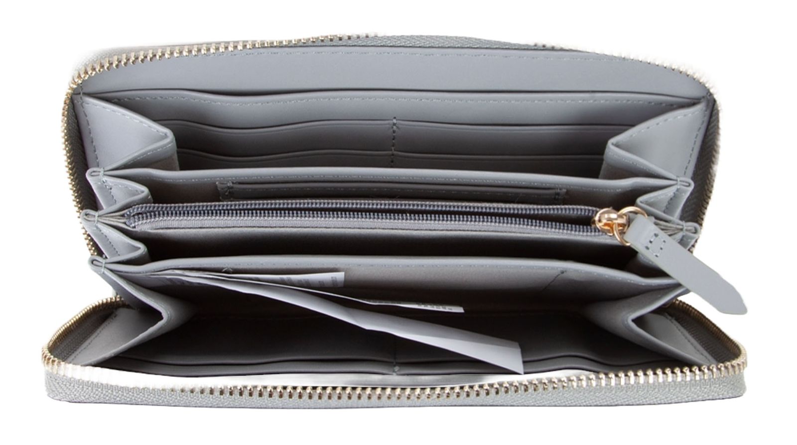 VALENTINO Brixton Zip Around Wallet Grigio Polvere VALENTINO Brixton Zip Around Wallet Grigio Polvere