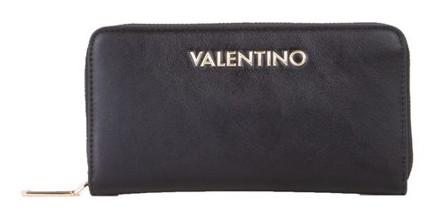VALENTINO Fosca Re Zip Around Wallet Nero
