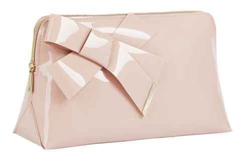 Ted Baker Nicco Knot Bow Washbag Pl - Pink