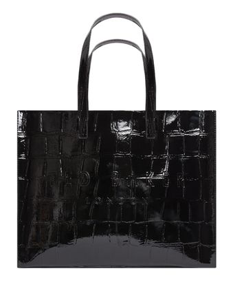 Ted Baker Allicon Croc Effect Icon Bag XL Jet - Black