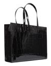 Ted Baker Allicon Croc Effect Icon Bag XL Jet - Black