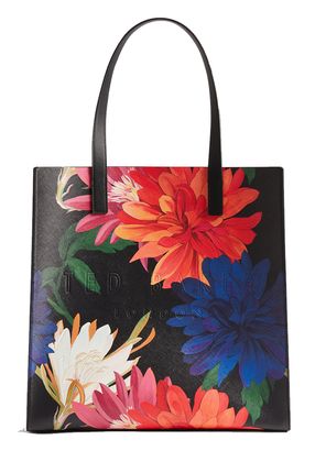 Ted Baker Amarly Printed Dahlia Icon Bag L Black