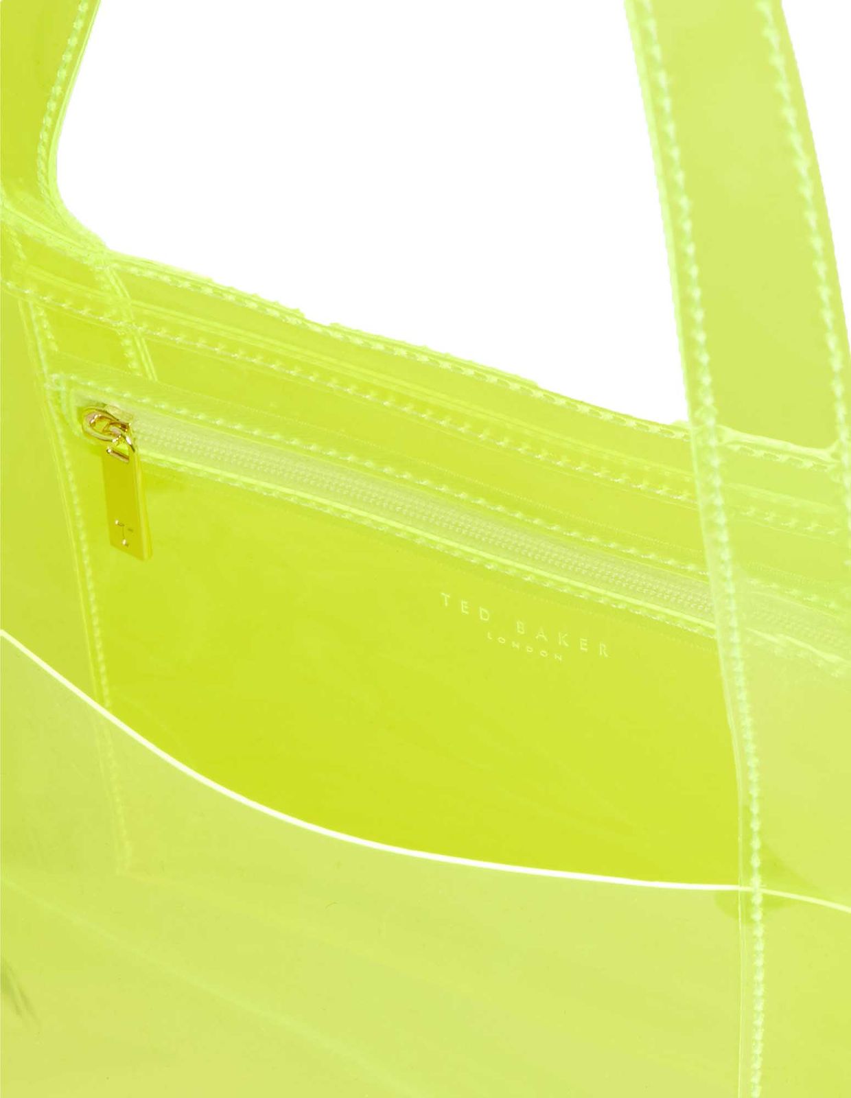 Ted Baker Sheicon Transparent Icon Bag L Brt - Yellow Ted Baker Sheicon Transparent Icon Bag L Brt - Yellow