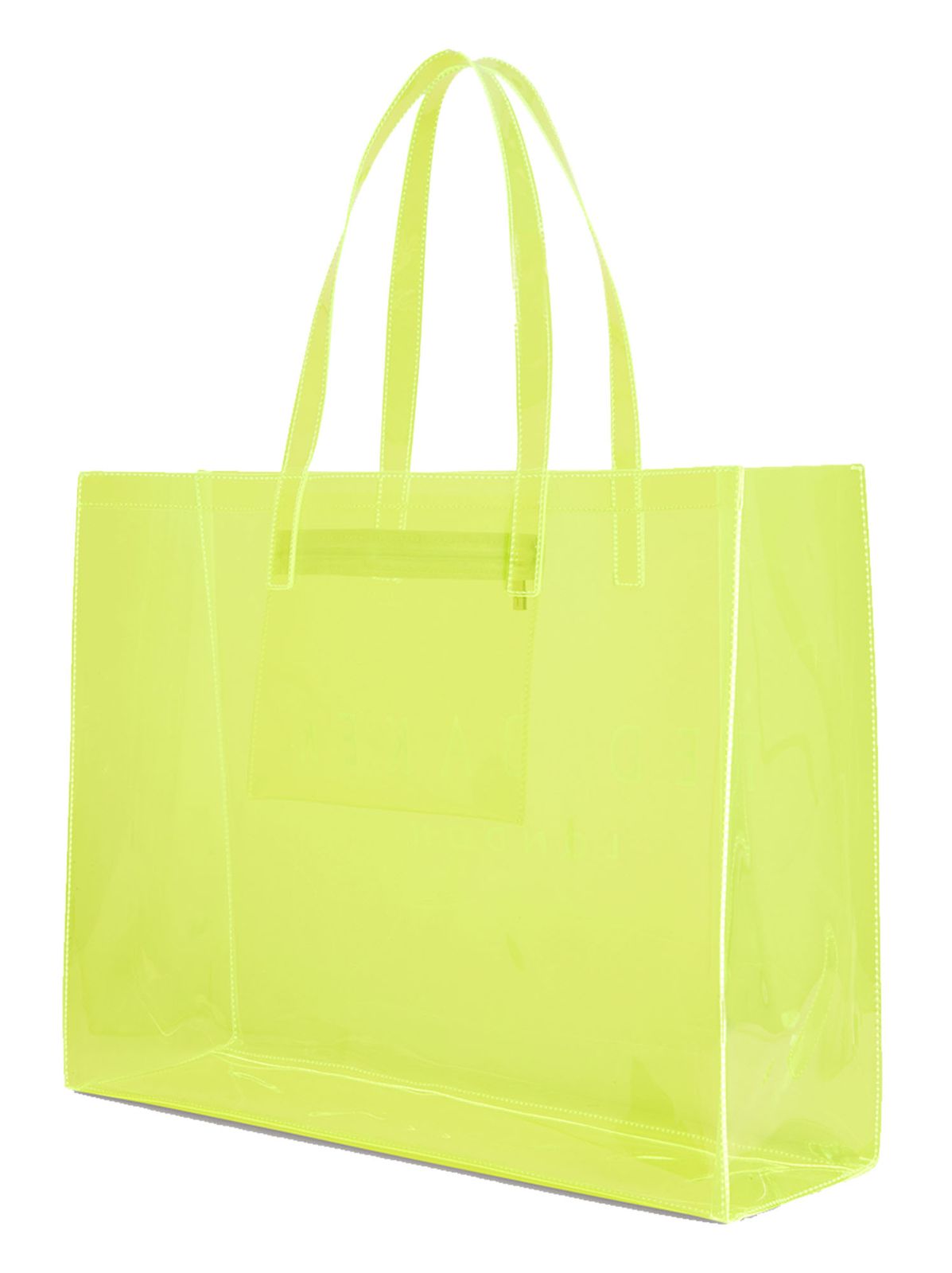 Ted Baker Sheakon Transparent Icon Bag XL Brt - Yellow Ted Baker Sheakon Transparent Icon Bag XL Brt - Yellow