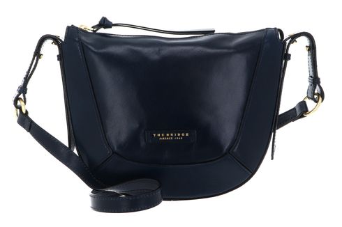 THE BRIDGE Fedora Crossbody Bag S Oltremare / Oro