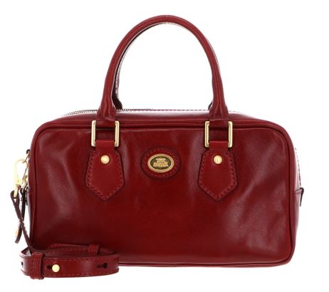 THE BRIDGE Stodo Boston Bag XS Rosso Ribes / Oro
