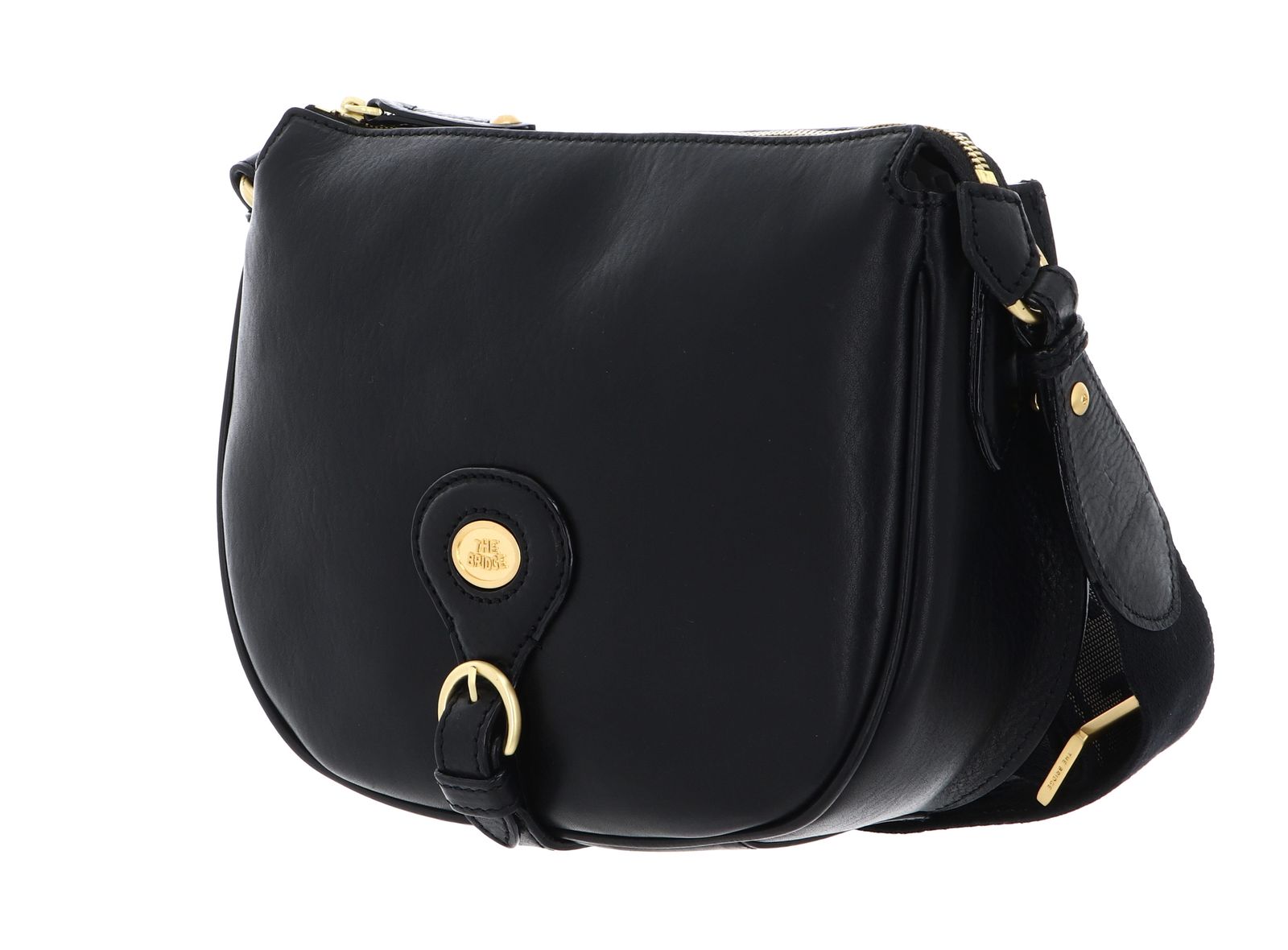 THE BRIDGE Isadora Crossbody Bag Nero ORO THE BRIDGE Isadora Crossbody Bag Nero ORO