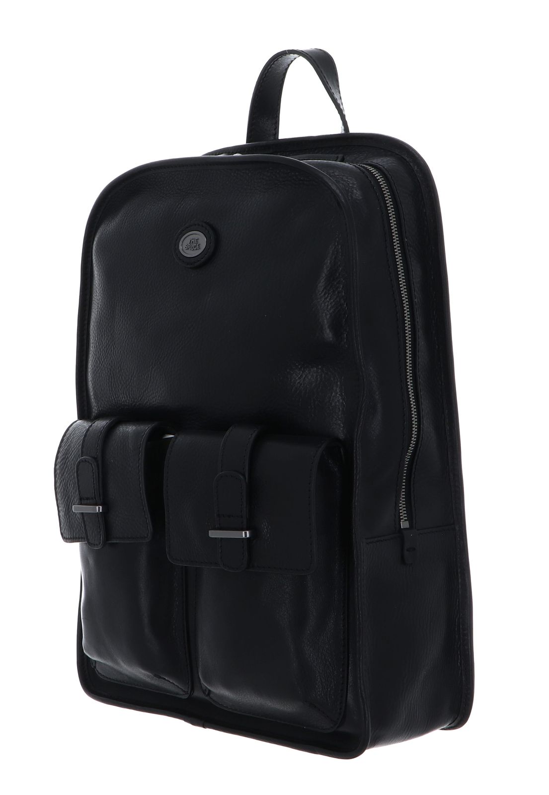 THE BRIDGE Isaia Backpack Nero / Rutenio Scuro THE BRIDGE Isaia Backpack Nero / Rutenio Scuro