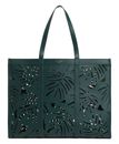 Ted Baker Leiian Leaf Detail Laser Cut Tote Bag XL Green Ted Baker Leiian Leaf Detail Laser Cut Tote Bag XL Green