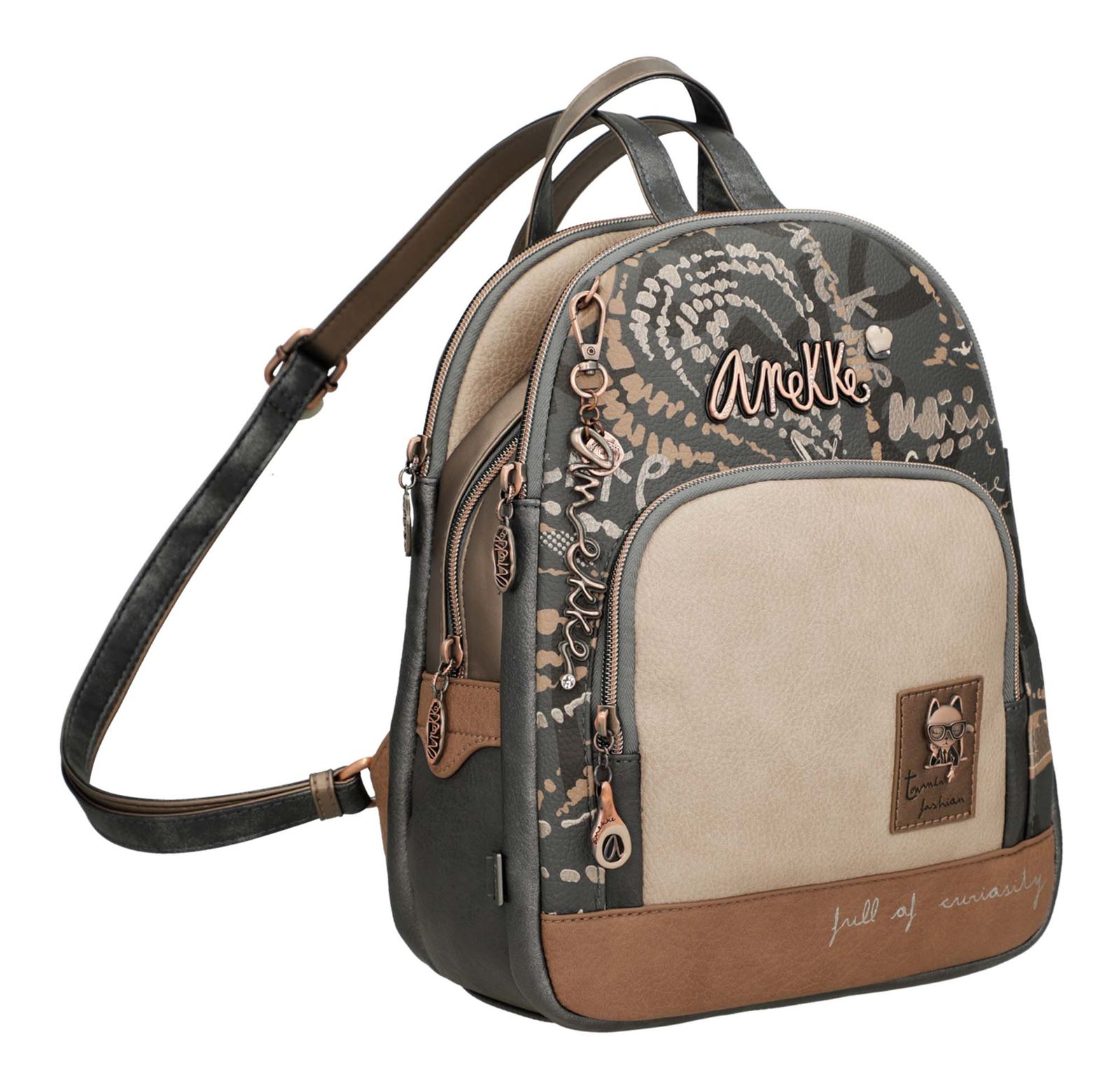 Anekke Real Intentions 3-Compartment Backpack Multicolor Anekke Real Intentions 3-Compartment Backpack Multicolor