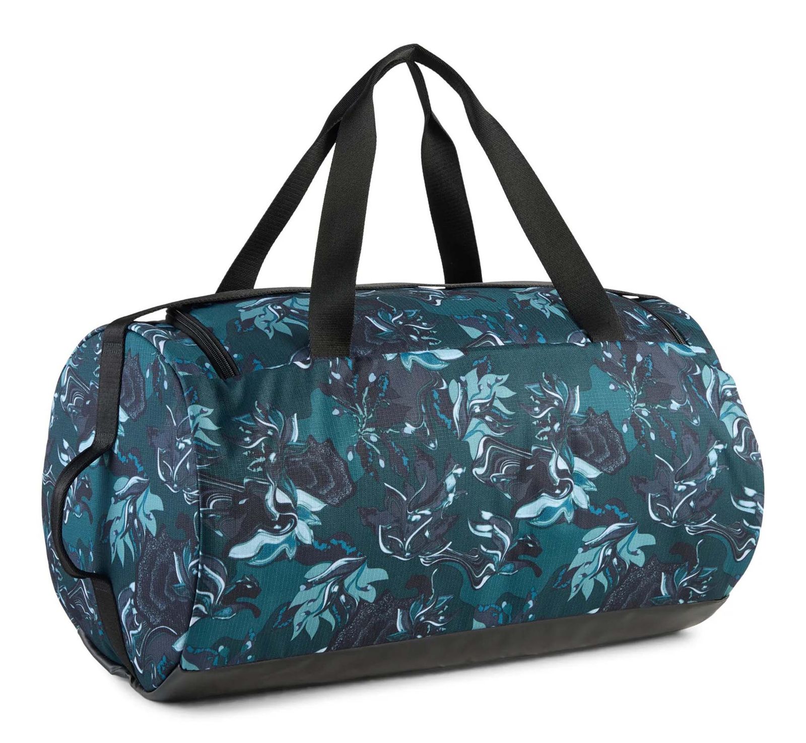 PUMA AT ESS GREEN TERRAINS Barrel Bag Green Terrain - PUMA Black - AOP PUMA AT ESS GREEN TERRAINS Barrel Bag Green Terrain - PUMA Black - AOP