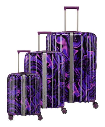 travelite Lascana Edition 4W Trolley S / M / L Purple Swirl