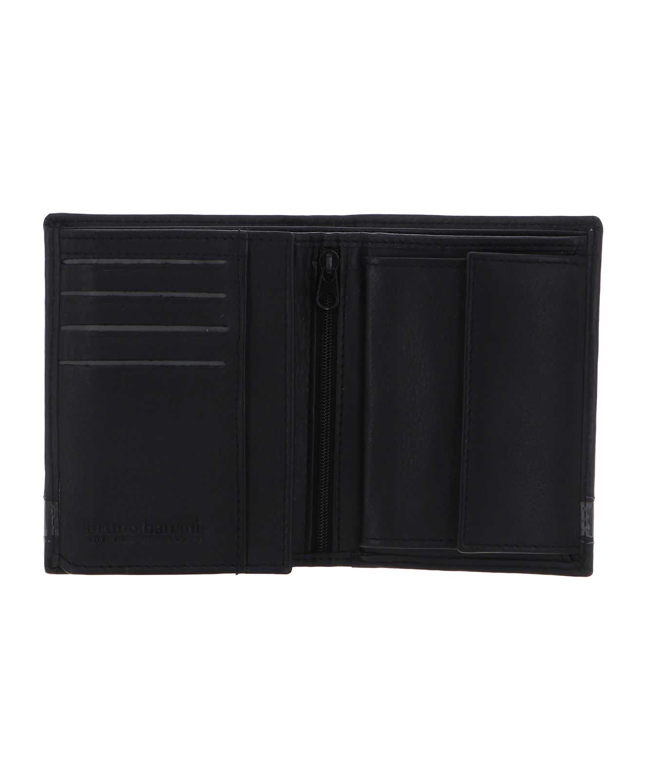 bruno banani Slim Wallet Black / Grey bruno banani Slim Wallet Black / Grey