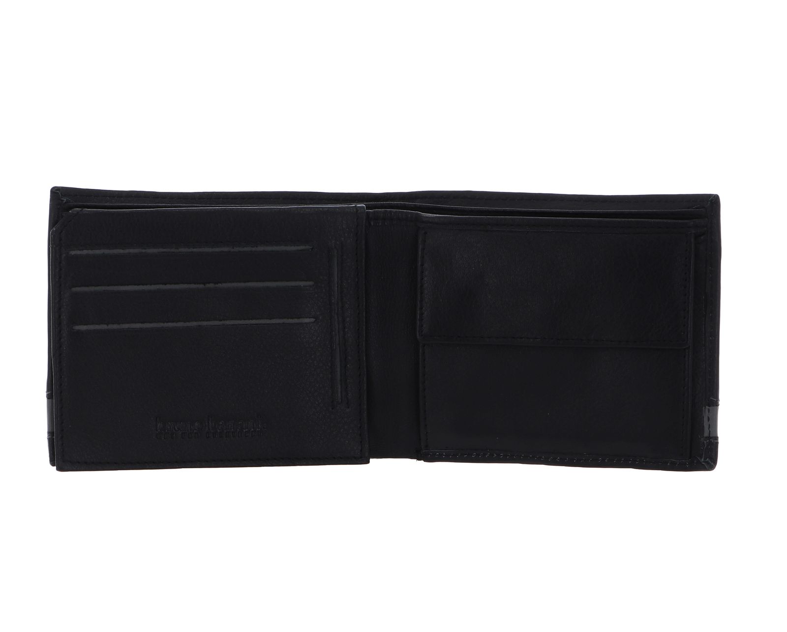 bruno banani Horizontal Wallet Black / Grey bruno banani Horizontal Wallet Black / Grey