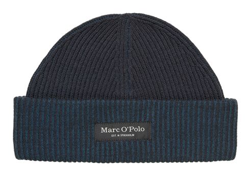 Marc O'Polo Knitted Beanie Dark Navy
