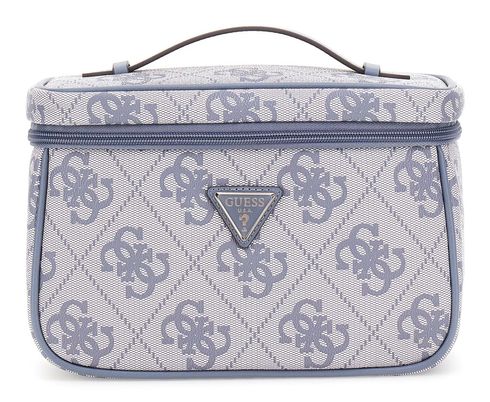 GUESS Toiletry Train Case Slate Logo