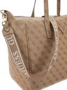 GUESS Latona Carryon Large Tote Latte Logo