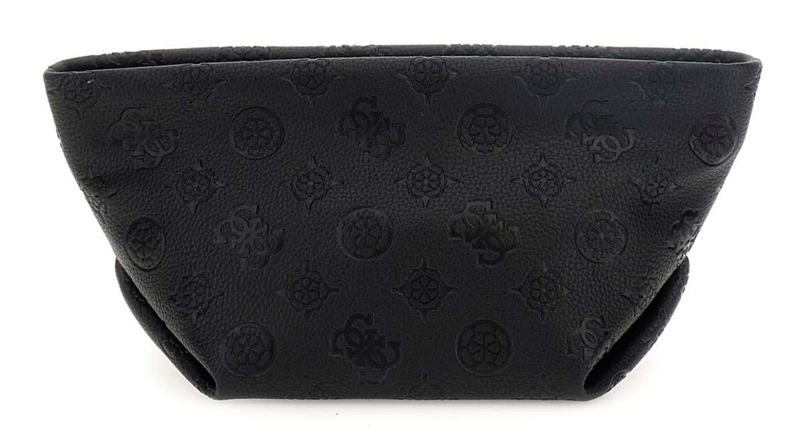 GUESS Helina Top Zip Cosmetic Bag Black Logo GUESS Helina Top Zip Cosmetic Bag Black Logo