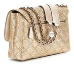 GUESS Giully II Two Compound Convertible Flap Bag Gold GUESS Giully II Two Compound Convertible Flap Bag Gold