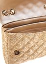 GUESS Giully II Two Compound Convertible Flap Bag Gold GUESS Giully II Two Compound Convertible Flap Bag Gold