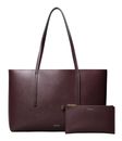 Calvin Klein Embossed Logo Foil Logo Tote Fudge / Espresso Calvin Klein Embossed Logo Foil Logo Tote Fudge / Espresso