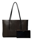 Calvin Klein Coated Emblem Shopper Black AOP Calvin Klein Coated Emblem Shopper Black AOP