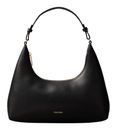 Calvin Klein Embossed Logo Hobo Bag Black / Toasted Coconut Calvin Klein Embossed Logo Hobo Bag Black / Toasted Coconut