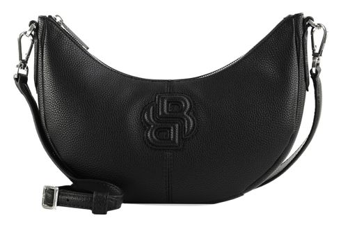 BOSS Anett Halfmoon Crossbody Bag Black