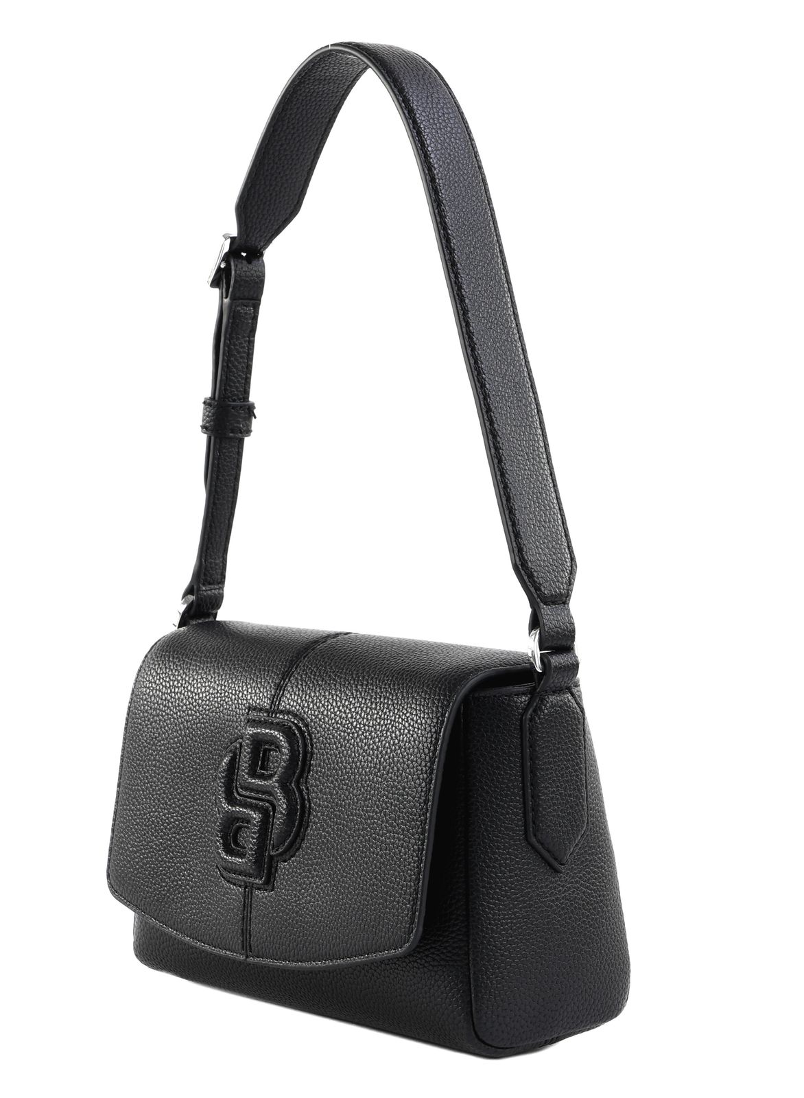 BOSS Anett Flap Shoulder Bag Black BOSS Anett Flap Shoulder Bag Black