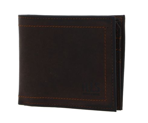 H.I.S Flap Wallet Brown