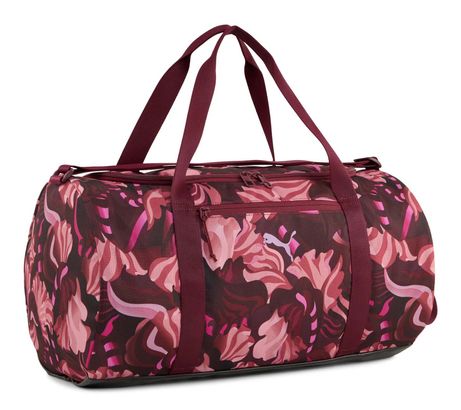 PUMA AT ESS Floral Ribbon Barrel Bag Poised Pink