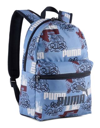 PUMA Phase AOP Small Backpack Cool Blue