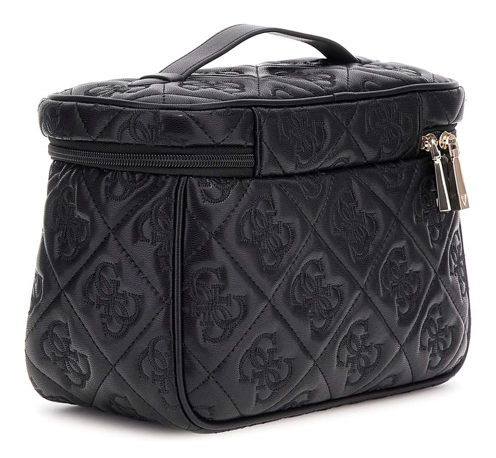 GUESS Adelasia Toiletry Train Case Black GUESS Adelasia Toiletry Train Case Black