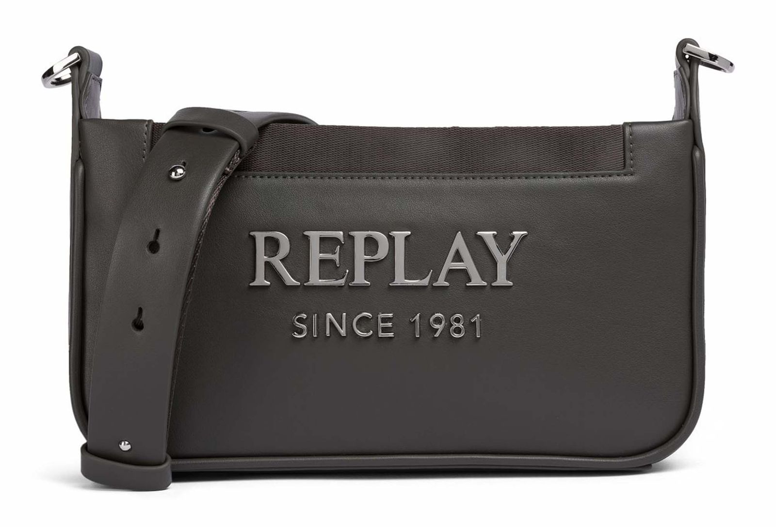 REPLAY Crossbody Bag Granite Gray REPLAY Crossbody Bag Granite Gray