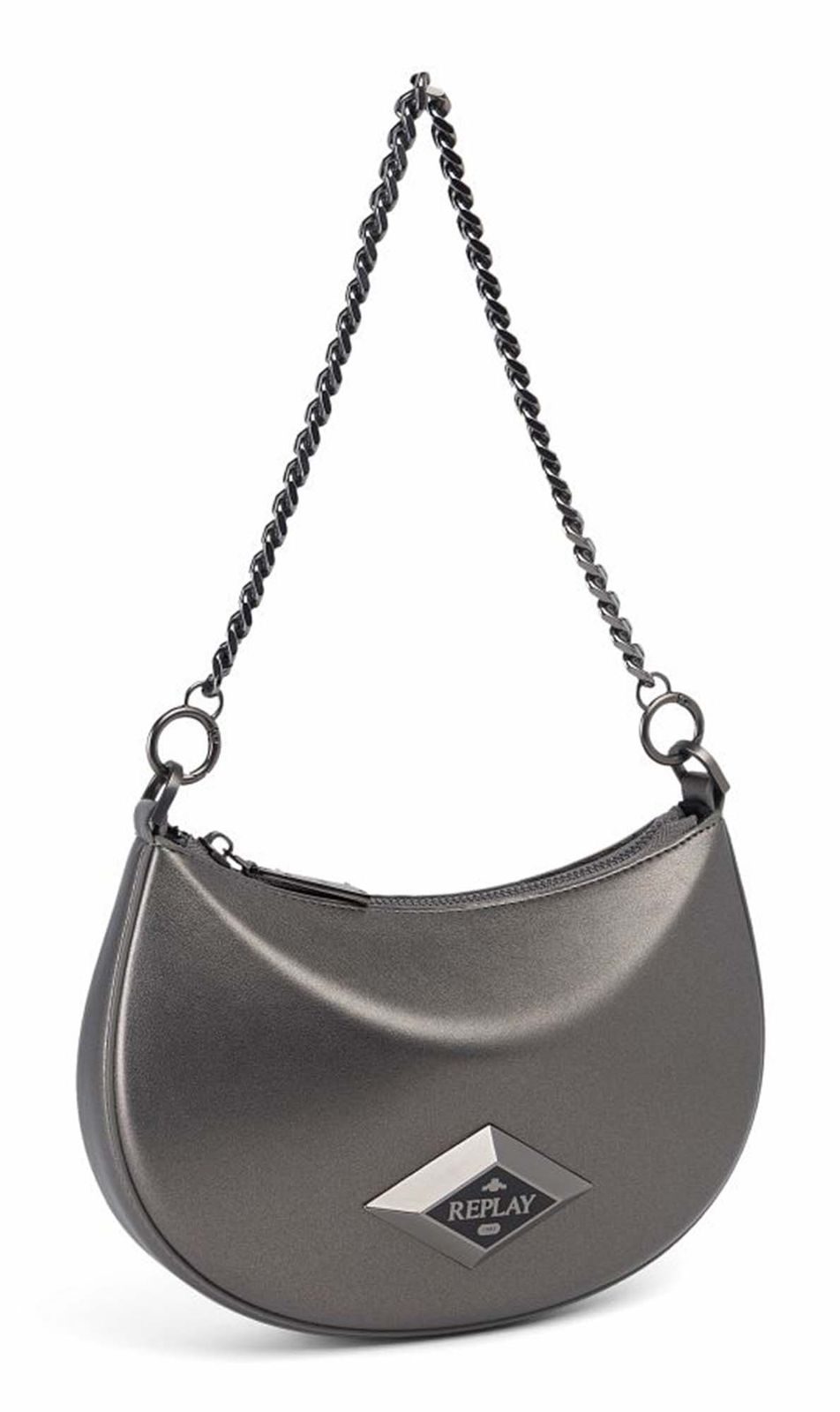 REPLAY Crossbody Bag Gun Metal REPLAY Crossbody Bag Gun Metal