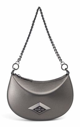 REPLAY Crossbody Bag Gun Metal