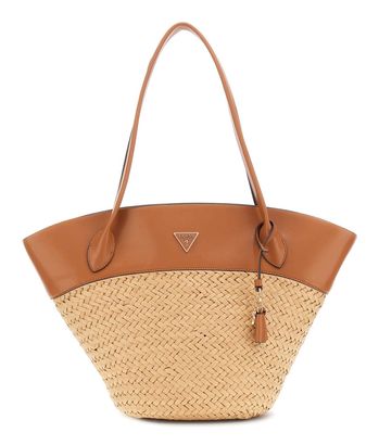 GUESS Venere Large Tote Natural / Camel