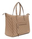 GUESS Latona Carryon Large Tote Latte Logo