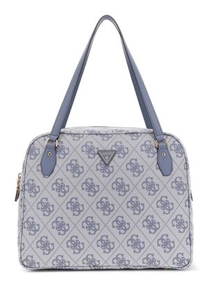 GUESS Travel Tote Slate Logo