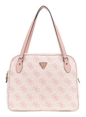 GUESS Travel Tote Rose Water Logo