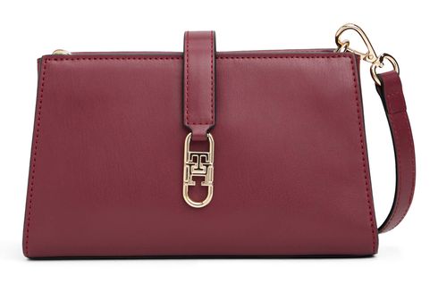 TOMMY HILFIGER TH Libre Mini Crossover Bag Deep Rouge