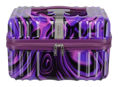 travelite Lascana Edition Beautycase Purple Swirl
