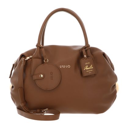 LIU JO Amelie ECS Bowler Bag Suede