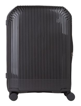VALENTINO Wood Carry On Suitcase M Nero