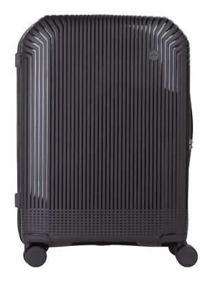 VALENTINO Wood Carry On Suitcase L Nero