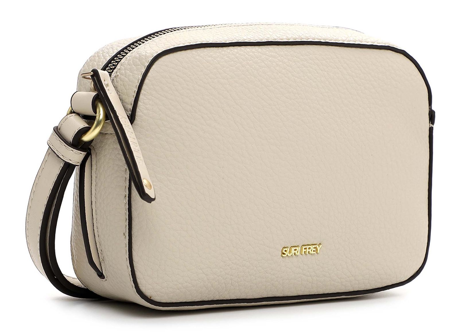 SURI FREY SFY Maggy Handbag with Zipper Beige SURI FREY SFY Maggy Handbag with Zipper Beige