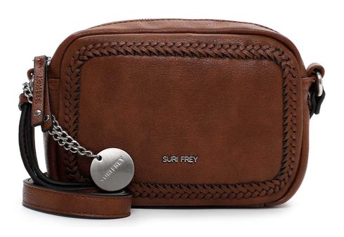 SURI FREY SFY Piggy Handbag With Zipper M Cognac SURI FREY SFY Piggy Handbag With Zipper M Cognac