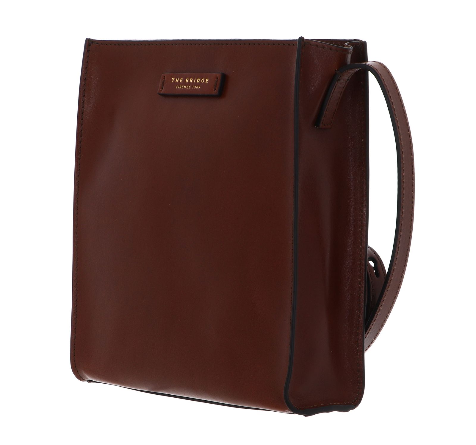 THE BRIDGE Mirra Crossbody Bag Marrone 14 / Oro THE BRIDGE Mirra Crossbody Bag Marrone 14 / Oro
