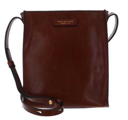 THE BRIDGE Mirra Crossbody Bag Marrone 14 / Oro